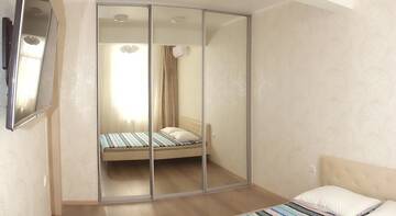 Фото номера Апартаменты с 1 спальней с видом на море Гостиница Alpha Apartments Voykova г. Сочи 7