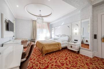Фото номера Эксклюзивный люкс с балконом Гостиница Fidan Spa Hotel Sochi г. Сочи 11