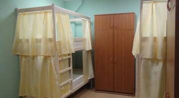 Фото номера Нижнее спальное место на двухъярусной кровати в общем номере для женщин с 6 кроватями Гостиница Новый Хостел Сочи г. Сочи 4