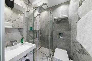 Фото номера Апартаменты Studio без балкона Апарт-отели Апарт-отель МЕТРОПОЛЬ г. Сочи 6