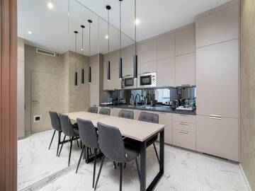 Фото номера Апартаменты Luxe Small без балкона Апарт-отели Апарт-отель МЕТРОПОЛЬ г. Сочи 3