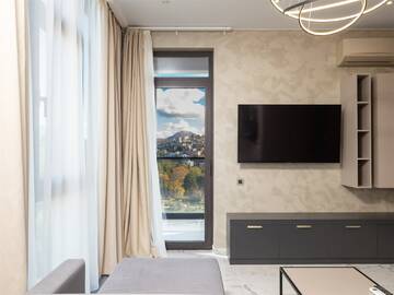 Фото номера Апартаменты Luxe с балконом Апарт-отели Апарт-отель МЕТРОПОЛЬ г. Сочи 8