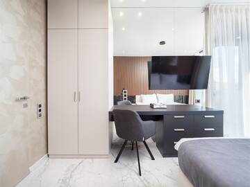 Фото номера Апартаменты Luxe с балконом Апарт-отели Апарт-отель МЕТРОПОЛЬ г. Сочи 9