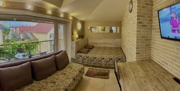 Фото номера Студия с мансардной крышей и террасой Гостиница LOFT studii г. Сочи 5