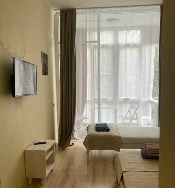 Фото номера Апартаменты с 1 спальней - Курортный пр.75/1 Апартаменты Golden Holiday Apartments г. Сочи 10