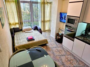 Фото номера Студия Deluxe - Курортный пр.,75/1 Апартаменты Golden Holiday Apartments г. Сочи 5