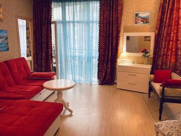 Фото номера Апартаменты c 2 комнатами ( ул. Грибоедова, 10Б) Апартаменты Golden Holiday Apartments г. Сочи 2
