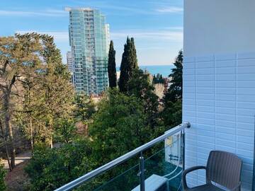 Фото номера Люкс с 2 спальнями ( вид на море) - Курортный пр.,75/1 Апартаменты Golden Holiday Apartments г. Сочи 7