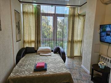 Фото номера Студия Deluxe - Курортный пр.,75/1 Апартаменты Golden Holiday Apartments г. Сочи 6