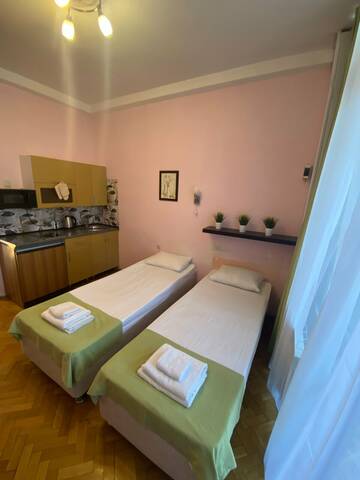 Фото номера Апартаменты с 1 спальней Гостиница Joy Apartments г. Сочи 14
