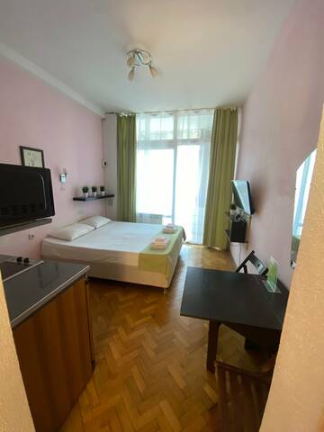 Фото номера Апартаменты с 1 спальней Гостиница Joy Apartments г. Сочи 2