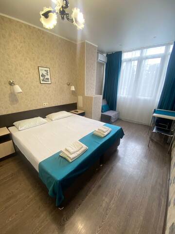 Фото номера Трехместный номер «Комфорт» Гостиница Joy Apartments г. Сочи 2