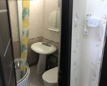 Фото номера Номер стандарт с 3 односпальными кроватями, открытым балконом и боковым видом на море Гостиница Joy Apartments г. Сочи 15